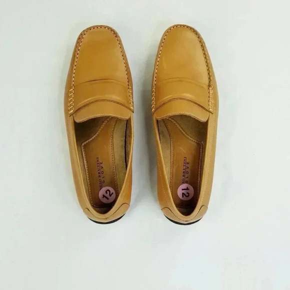 Giorgio Brutini Size 11M Glove Camel Color Loafers